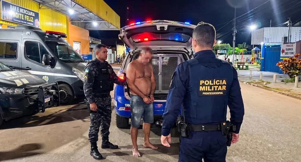 Homem é preso em flagrante após e ameaçar a esposa