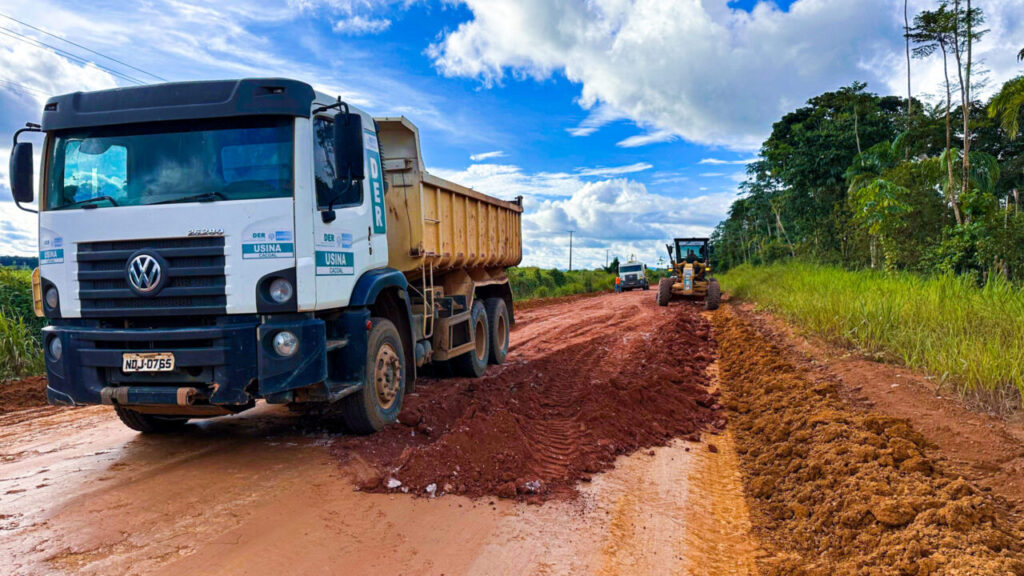 Governo de RO acelera obras nas estradas estaduais no período do feriado de Carnaval